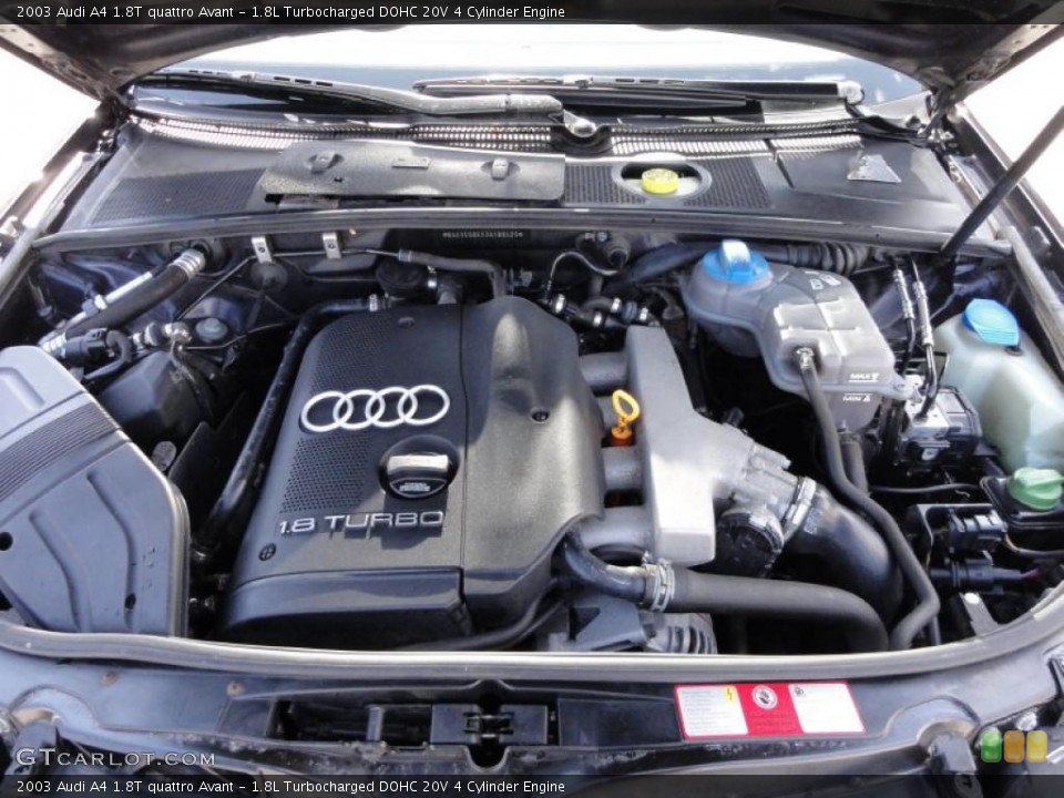 1.8L Turbocharged Dohc 20V 4 Cylinder Engine For The 2003 Audi A4 #46962549 | Gtcarlot.com