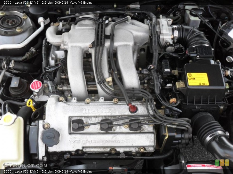 2.5 Liter Dohc 24-Valve V6 Engine For The 2000 Mazda 626 #54163779 | Gtcarlot.com