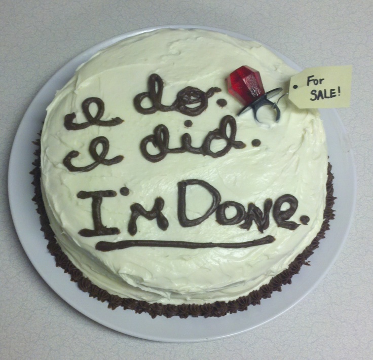 Depressingly Hilarious Divorce Cakes The Cake After This