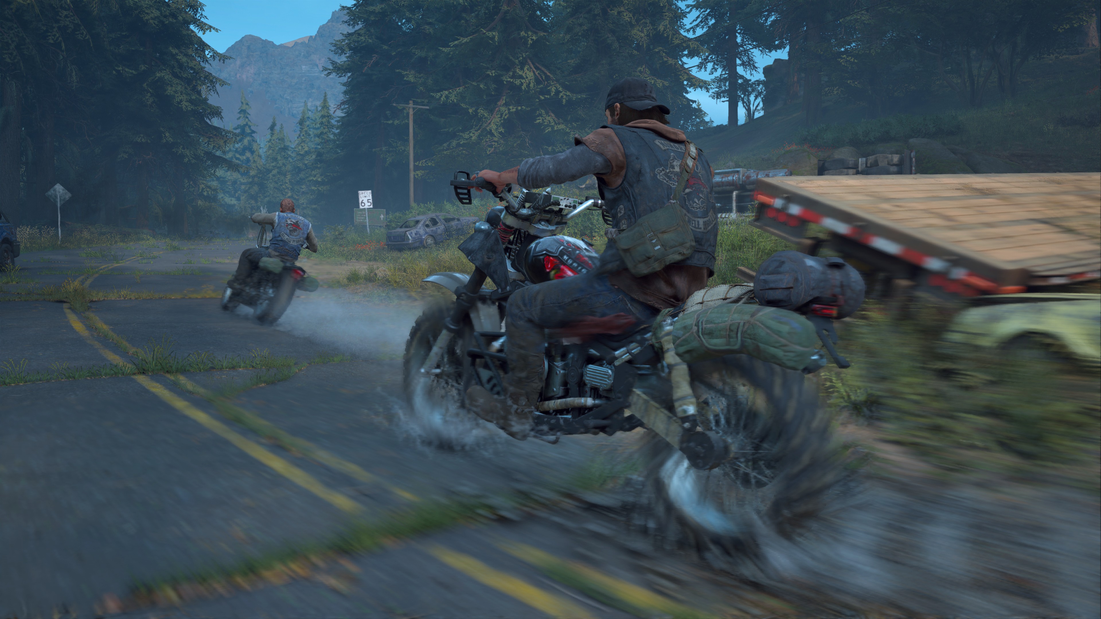 Deacon Dispatches the Undead in Days Gone PS4 Screens