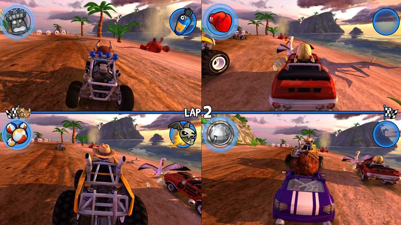 Beach Buggy Racing (PS4 / PlayStation 4) Screenshots