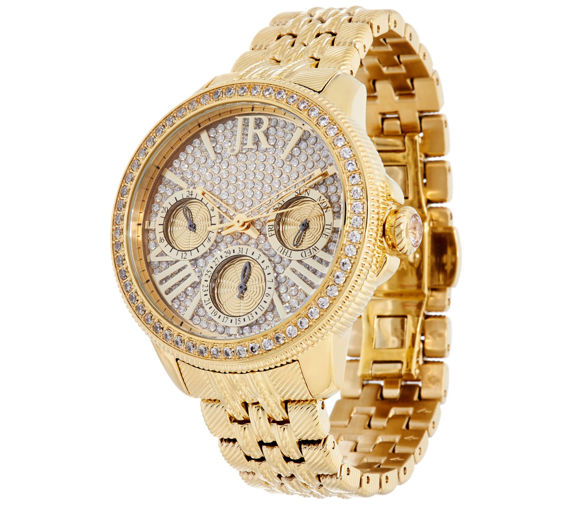 Judith Ripka Stainless Steel Diamonique MultiFunction