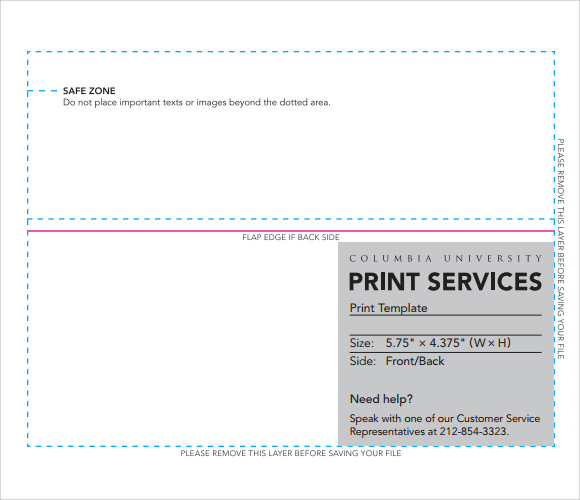 A2 Envelope Template