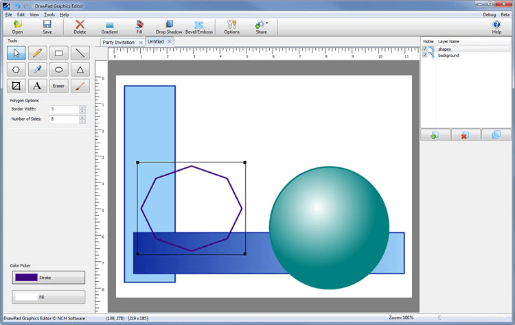 DrawPad Graphics Editor 2.38 free download Software reviews, downloads, news, free trials