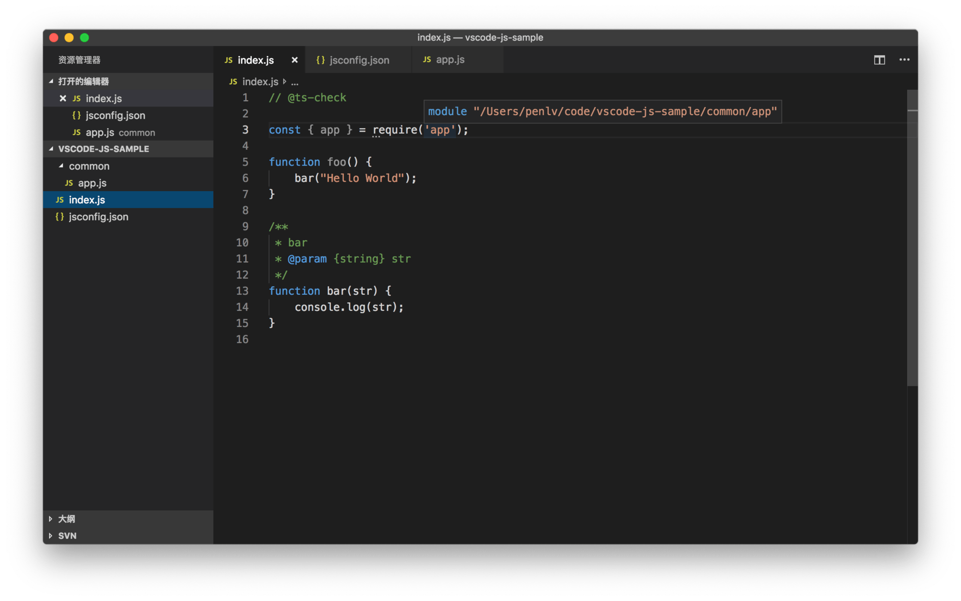 VSCode 支持JavaScript极客教程