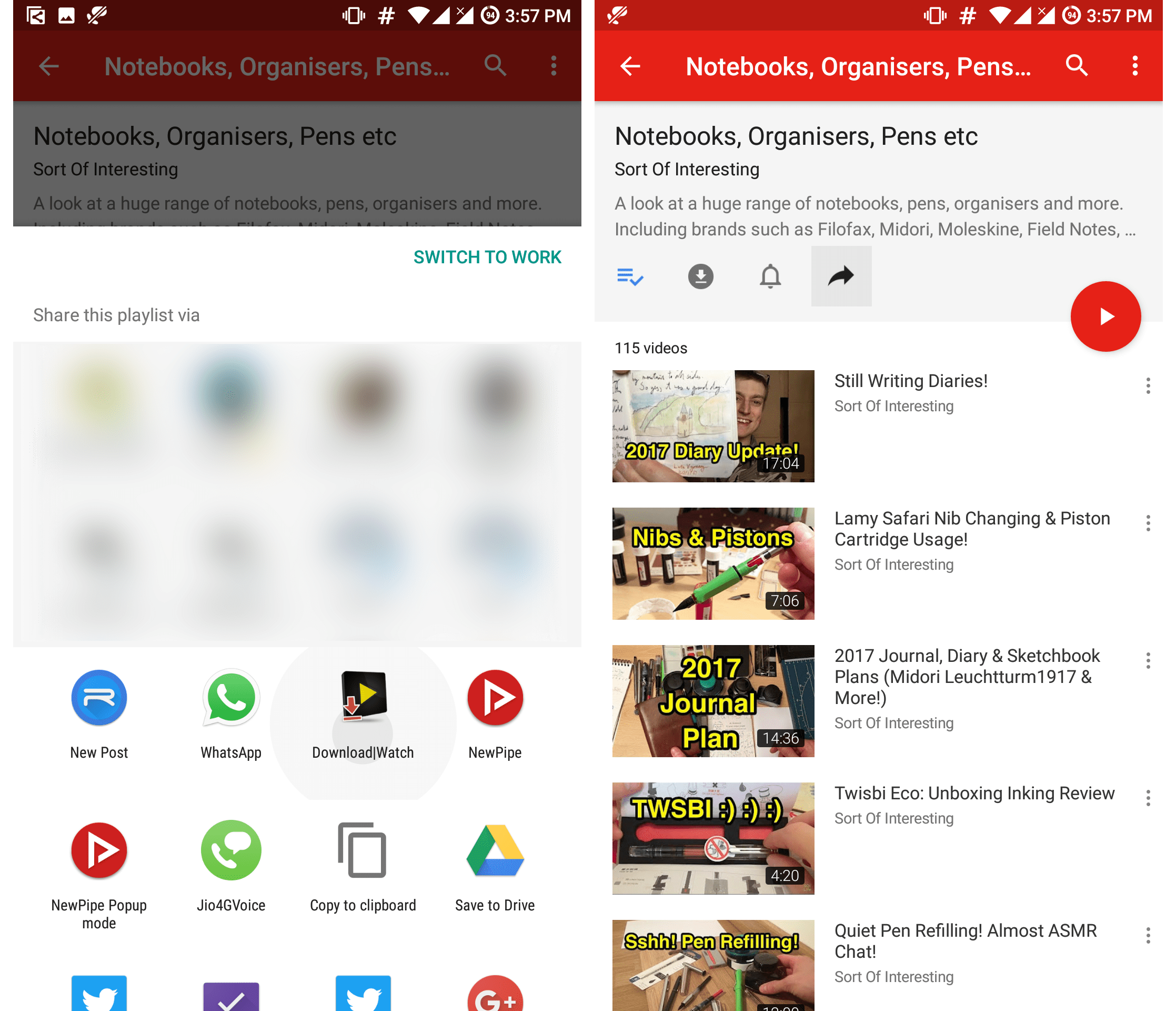 Download Entire YouTube Playlists on Android for Offline