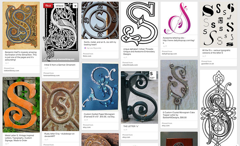 Letra S Microsiervos (Arte y Diseño)