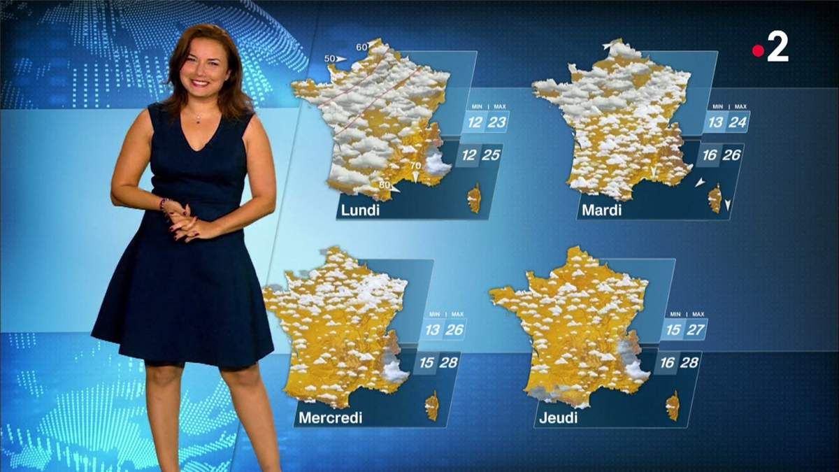 Anaïs Baydemir Météo France 2 le 15.06.2018 Les Caps de TomA
