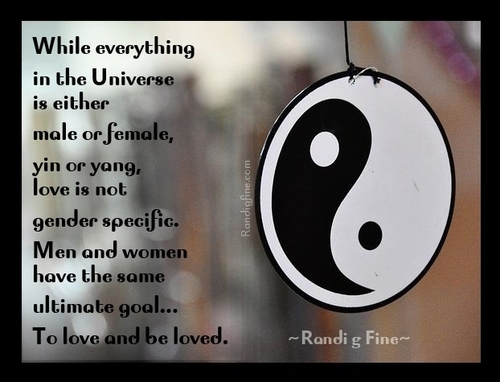 Randi G. Fine's LOVE YOUR LIFE! Yin and Yang of Love