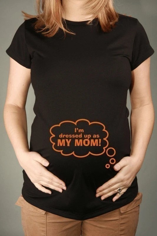 awesome maternity Halloween shirt — The Bump