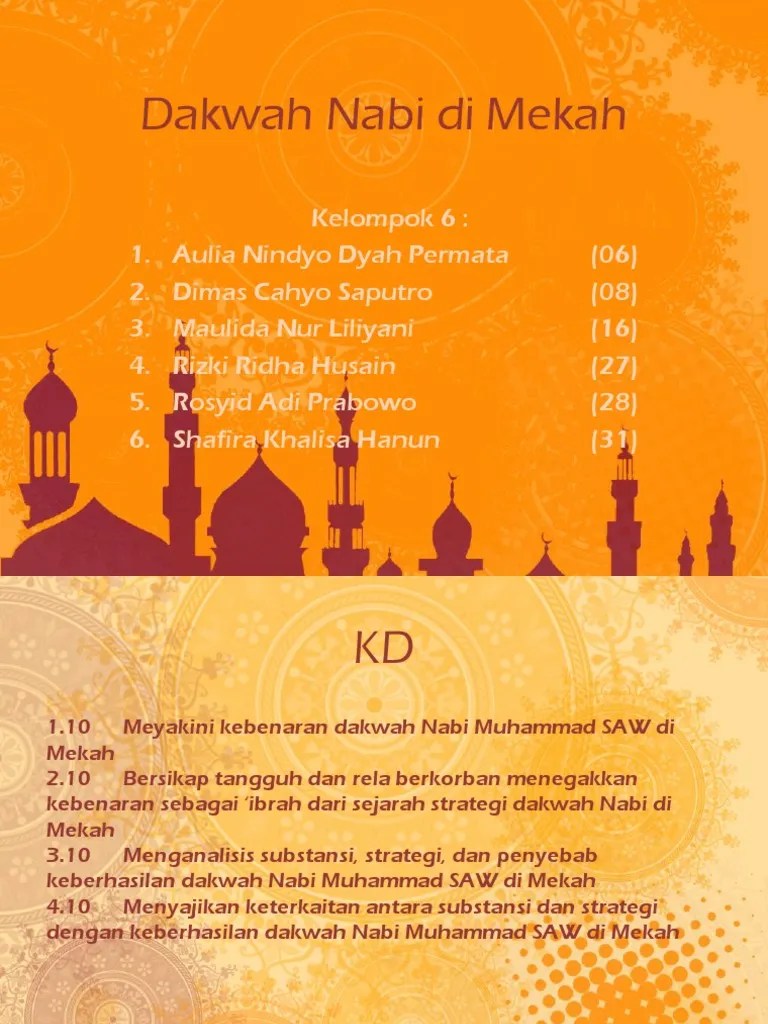 Jelaskan Strategi Dakwah Rasulullah Di Mekah Dan Madinah