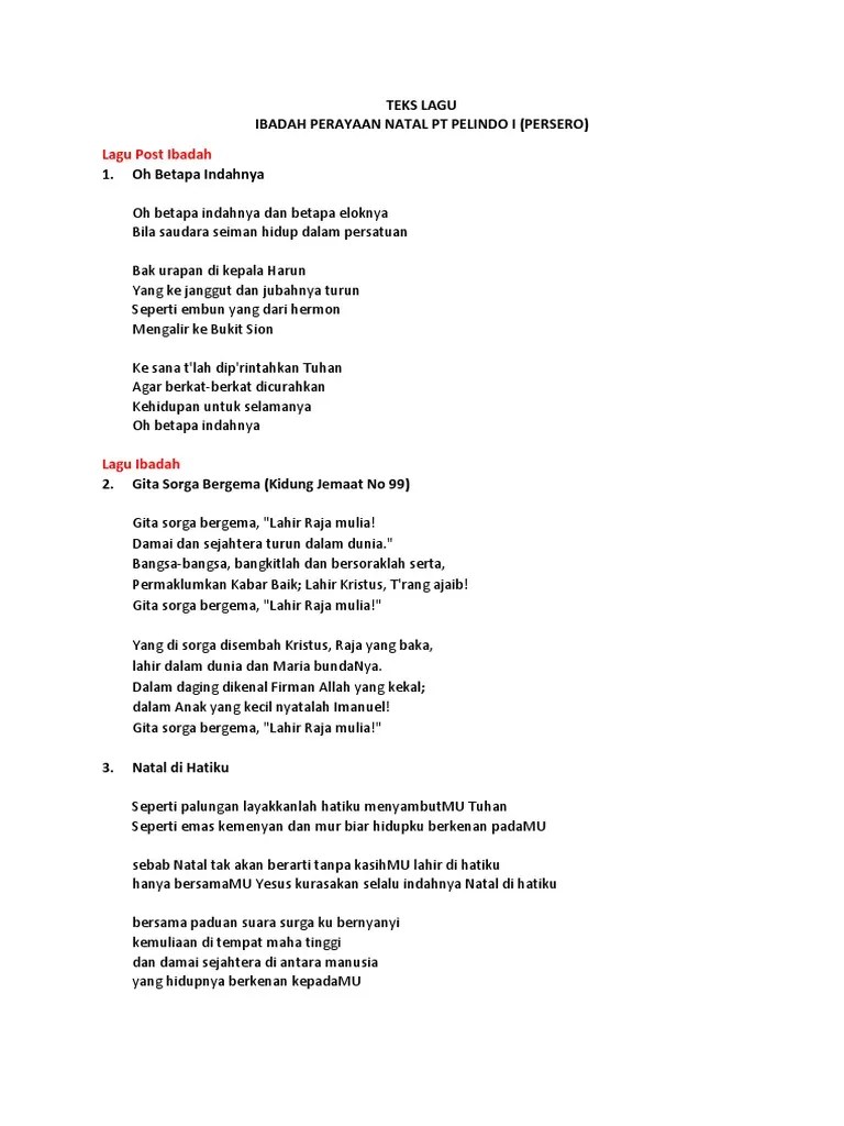 Lirik Lagu Malam Kudus Kidung Jemaat : Kumpulan Lirik Lagu Natal Terbaru  Untuk Pujian Saat Ibadah Perayaan Mastimon Com - Hanya dua berjaga terus  ayah bunda mesra dan kudus;