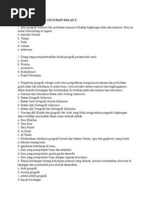 Soal Dan Jawaban Geografi Kelas 12 Tentang Desa Dan Kota - Kumpulan Contoh  Surat dan Soal Terlengkap