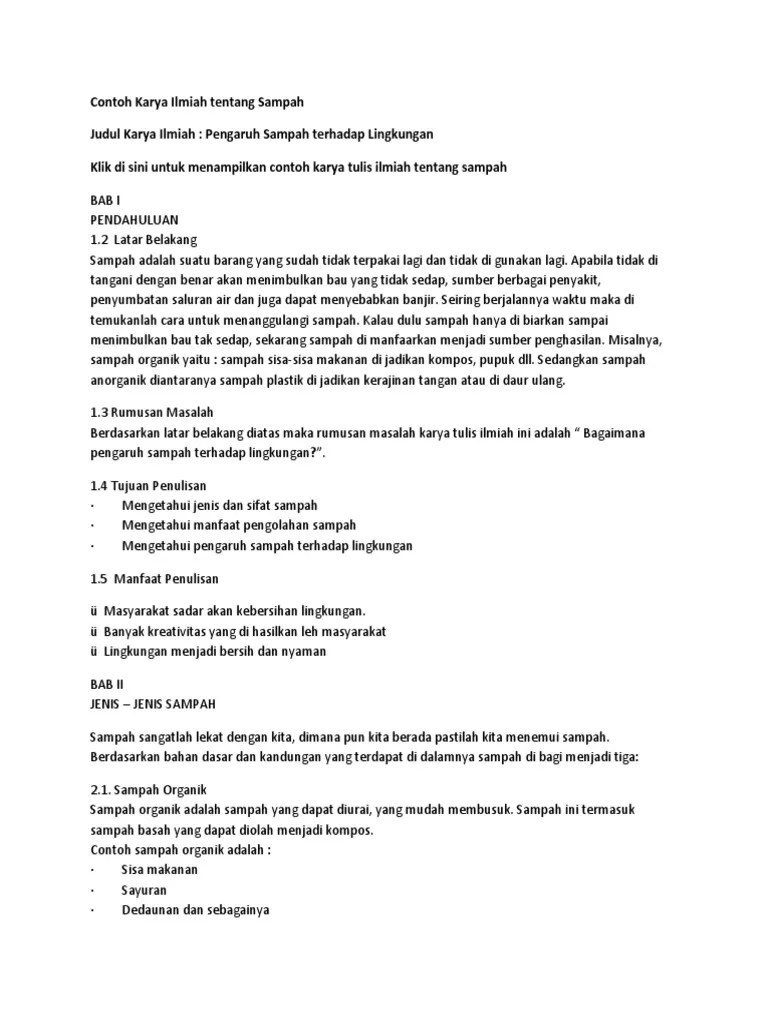 Contoh Karya Tulis Ilmiah Matematika Smp - Contoh Surat