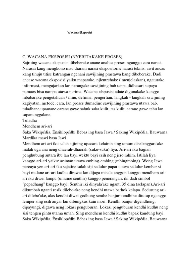 Teks Eksposisi Bahasa Jawa Gamelan – Rasanya