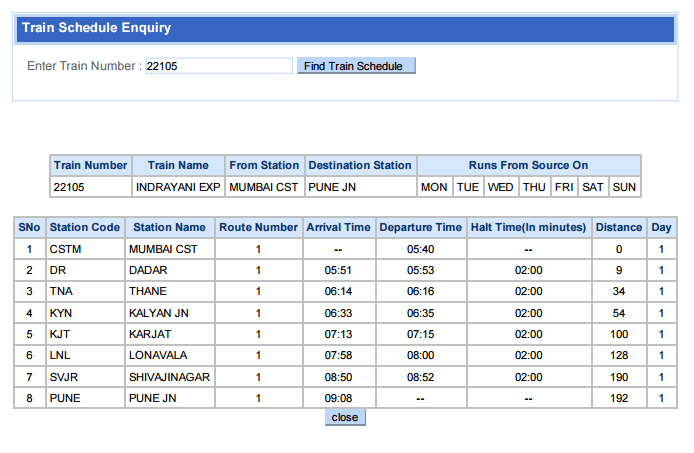Mumbai Cst To Lonavala Train | India