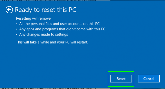 How to Reset Windows 10 Computer Innov8tiv
