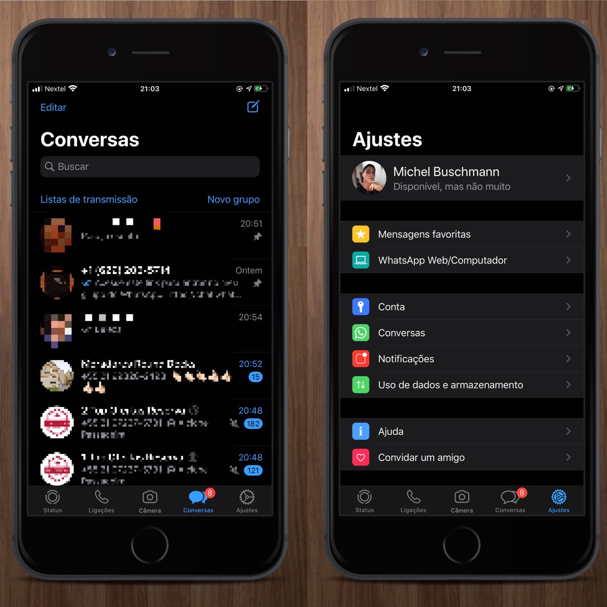 Como usar o modo escuro no WhatsApp do iPhone iPhoneDicas