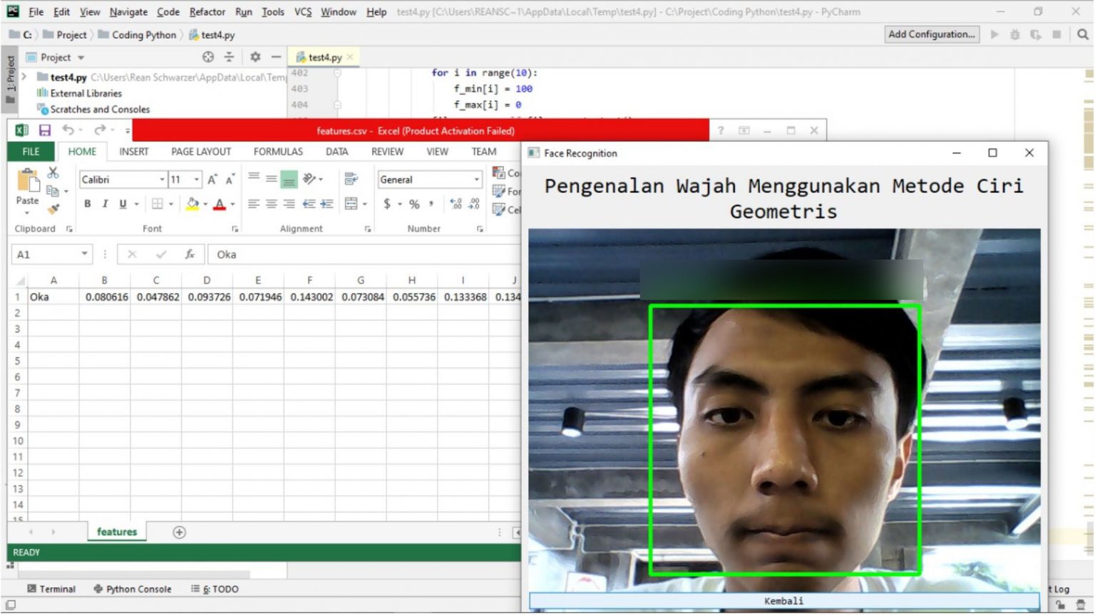 Kursus/Jasa Python Membuat Aplikasi Pengenalan Wajah