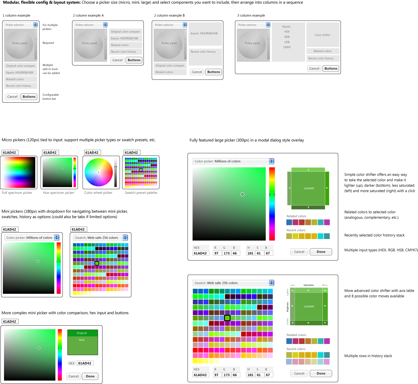 jQuery UI Development & Planning Wiki / ColorPicker