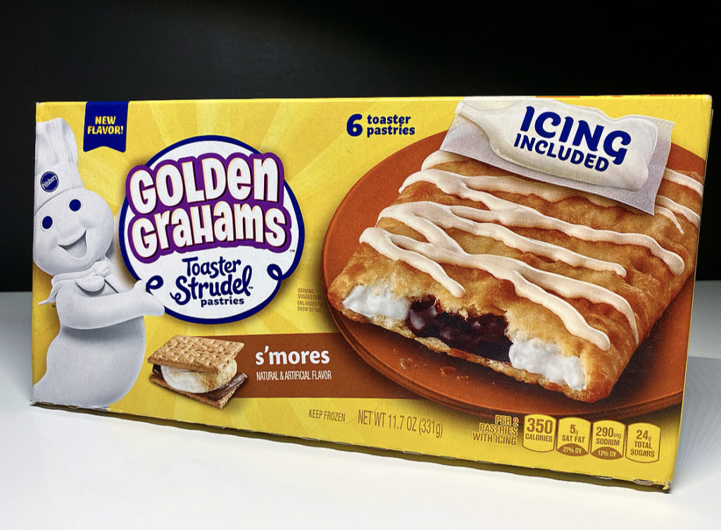 REVIEW Pillsbury Golden Grahams S'mores Toaster Strudel Junk Banter