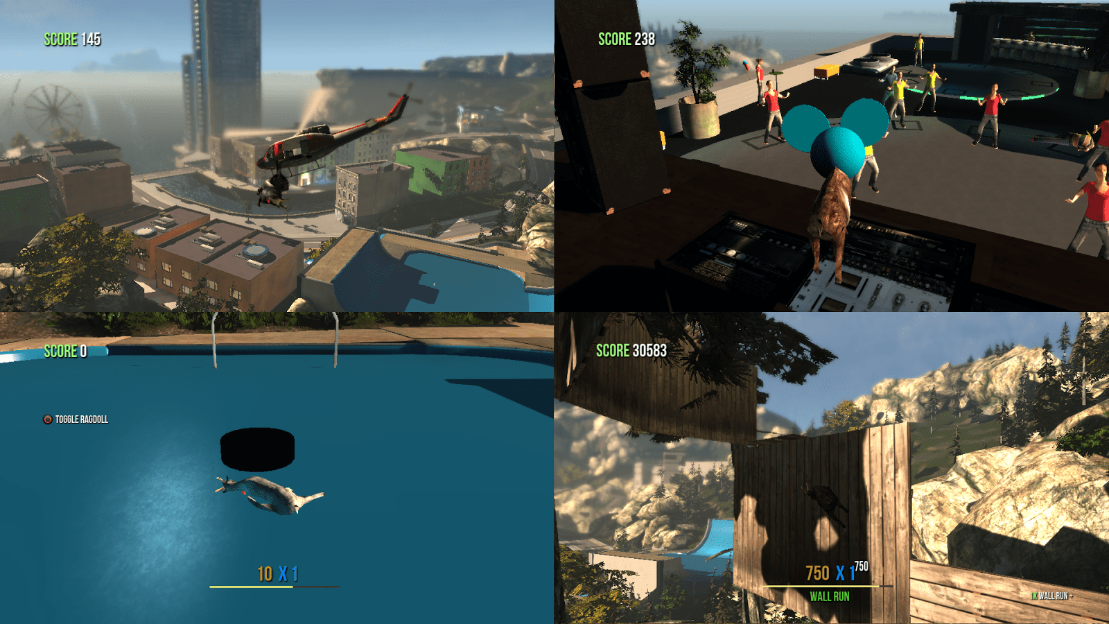goat simulator ps4 splitscreen Just Push Start