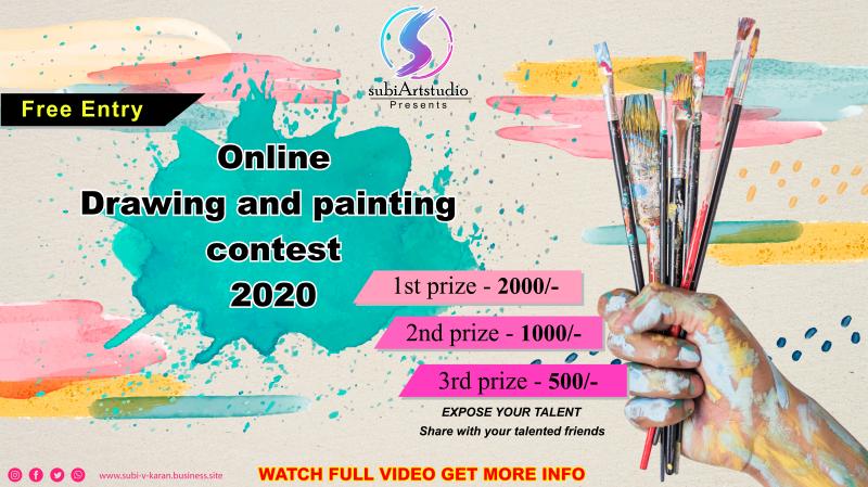 subiArtstudio Online Drawing Contest Kids Contests