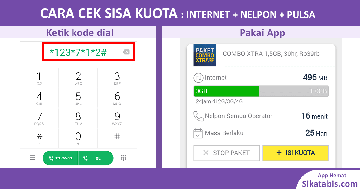 Cara Cek Sisa Kuota Nelpon, Pulsa •