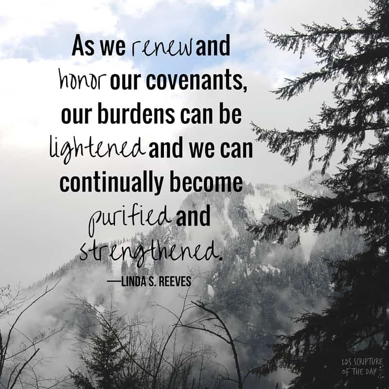 Blessings of Covenants LDS Scripture of the Day