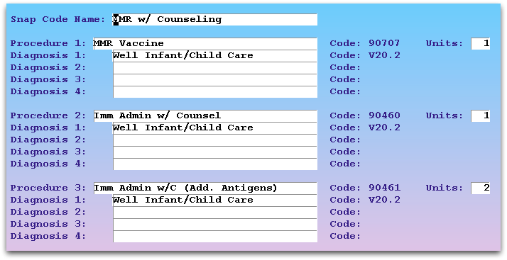 Use Snap Codes for Immunization Administration PCC Learn