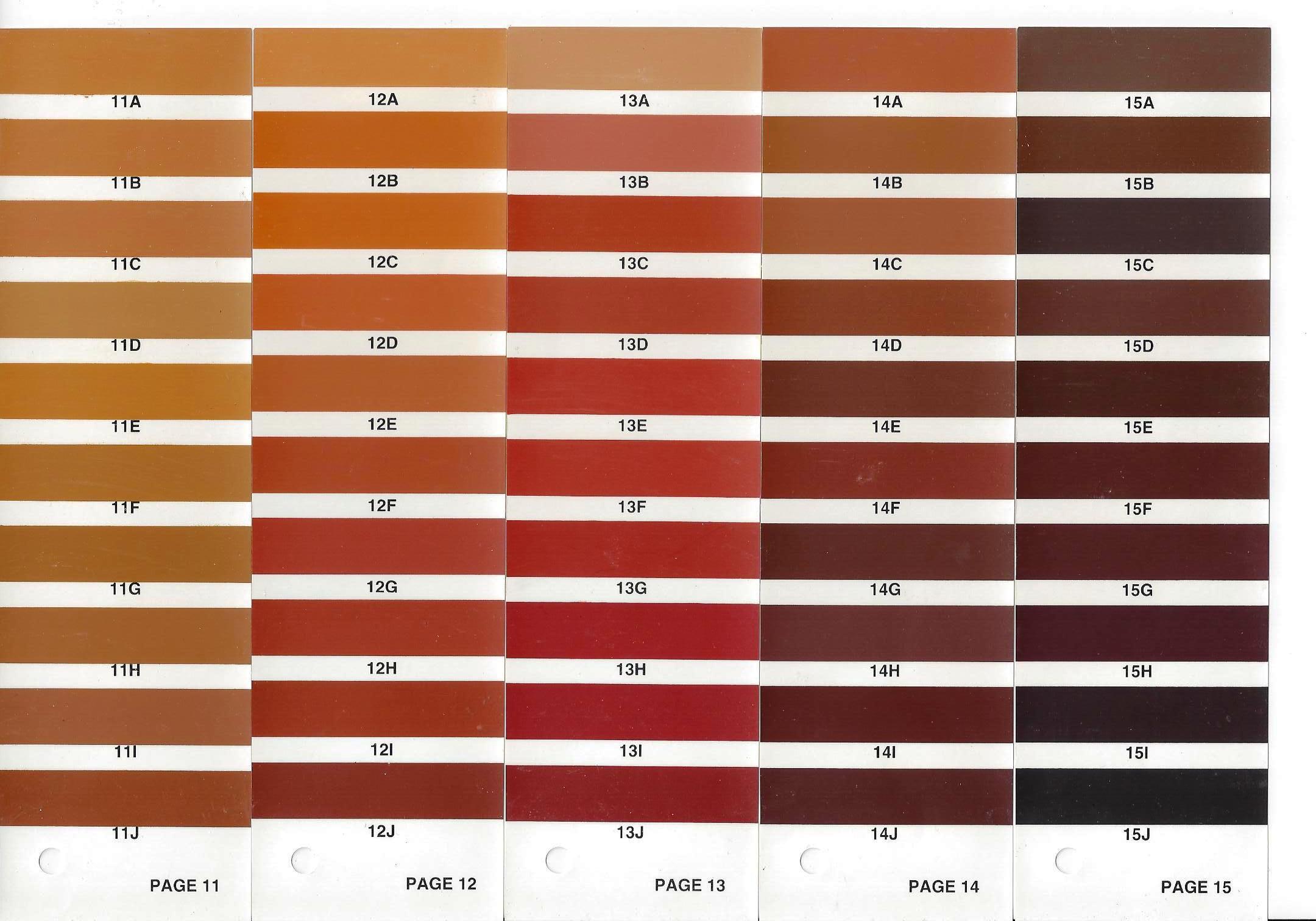 Leather Colour Cards Leather Colourants Leather Repair Colour Kit