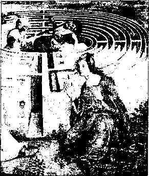 семиповоротный лабиринт нарисовать