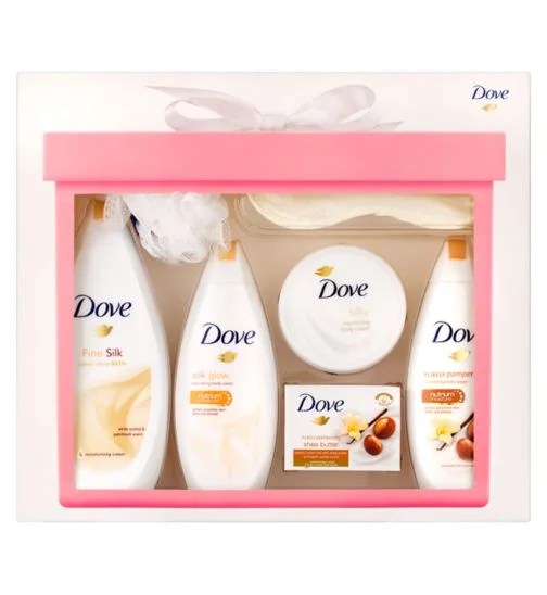 Dove Bath Body Cosmetic Therapy Skin Care Gift Set