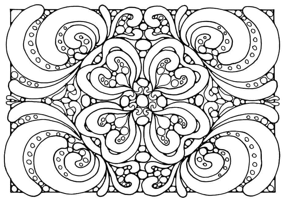 Adult Coloring Pages  Download and Print for Free ! Just Color