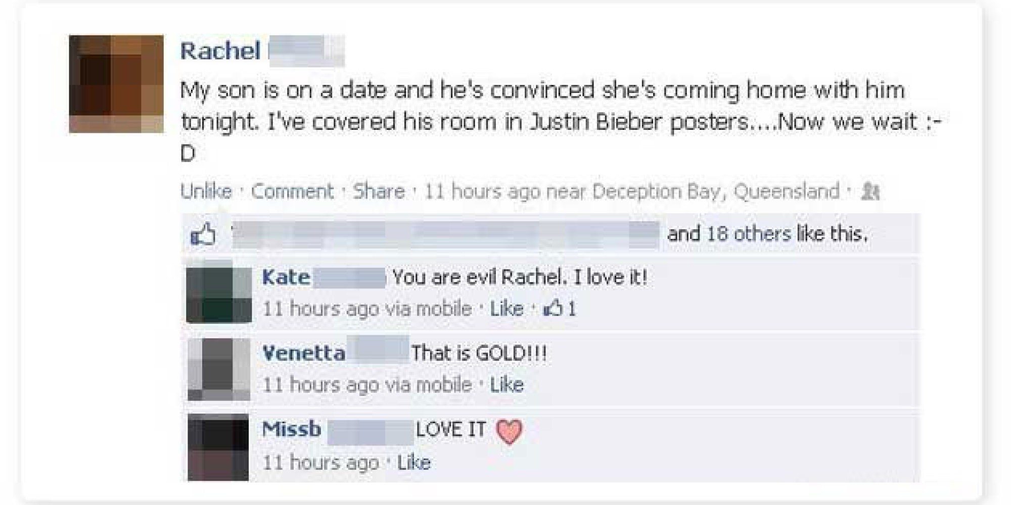 15 Hilarious Facebook Statuses