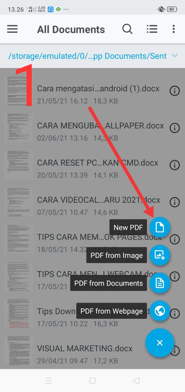 Cara Membuat PDF di HP Menggunakan Xodo PDF Reader