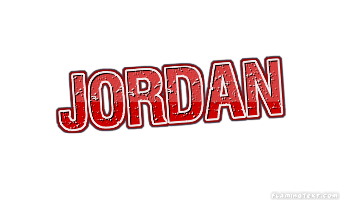 Jordan Logo Free Name Design Tool from Flaming Text