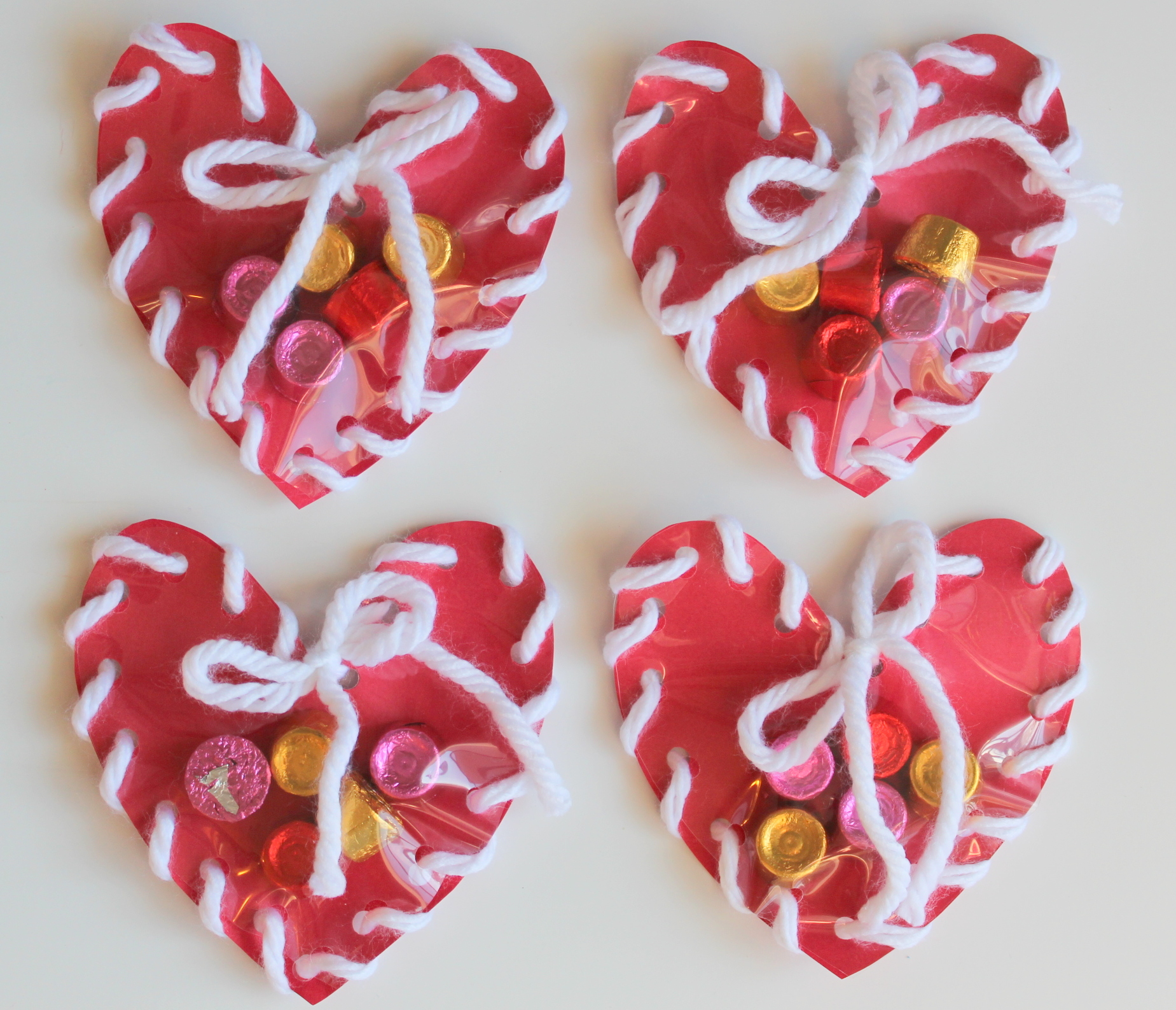 Lollydot Hand Sewn Paper Heart Valentine Craft for Kids