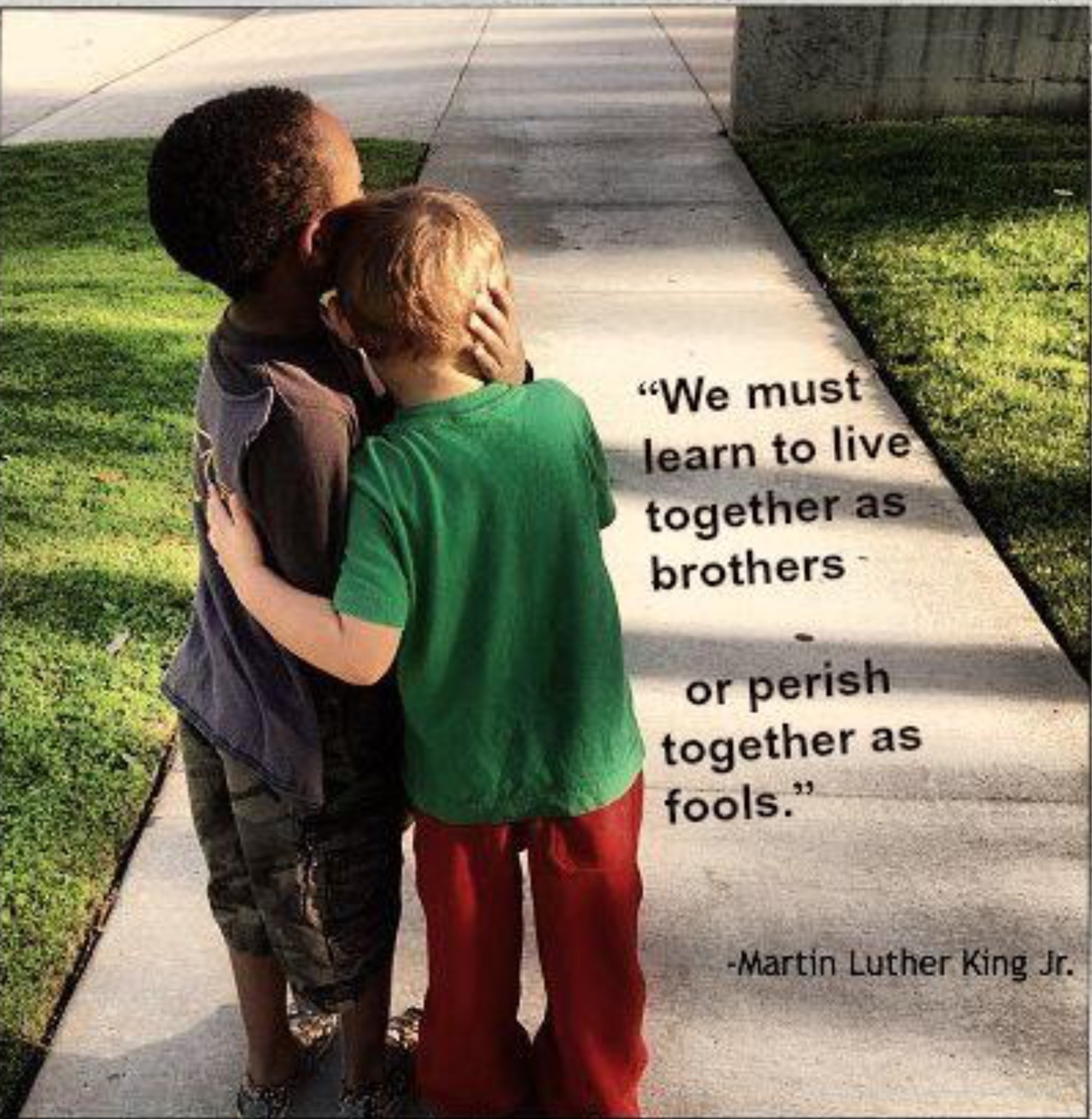 Love your neighbor as you love yourself Love from Kindergarten