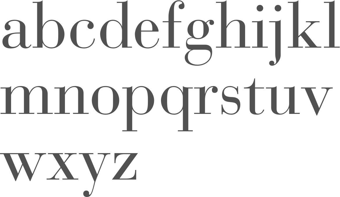 MyFonts High contrast typefaces