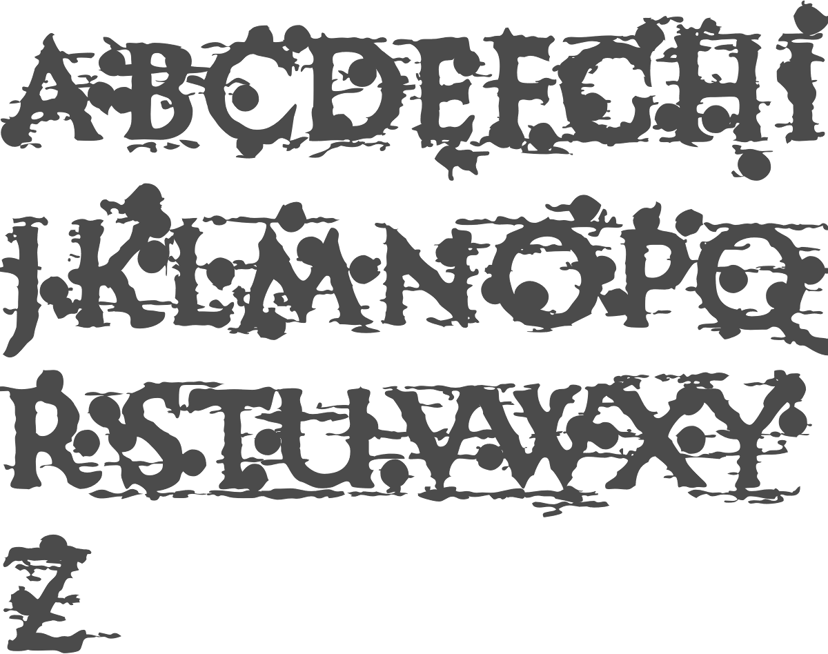 MyFonts Rustic typefaces