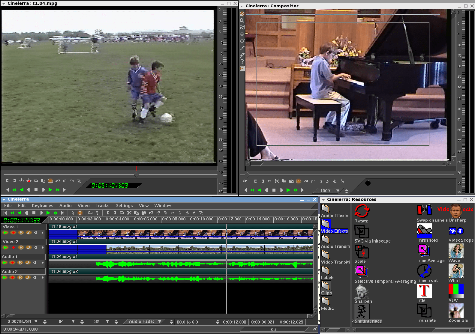 The Open Source School Cinelerra Open Source Video Editing