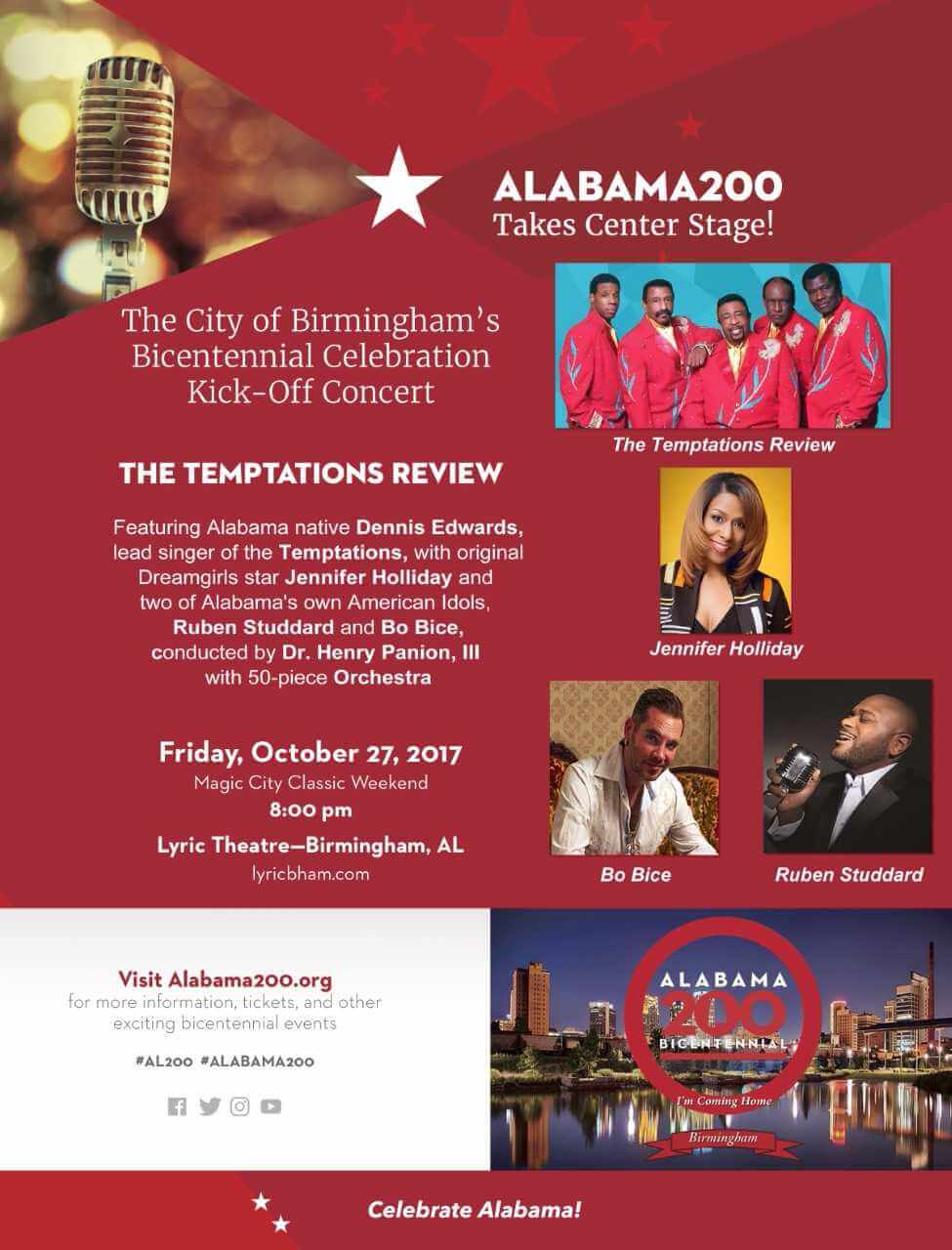 Birmingham Bicentennial KickOff Concert featuring The