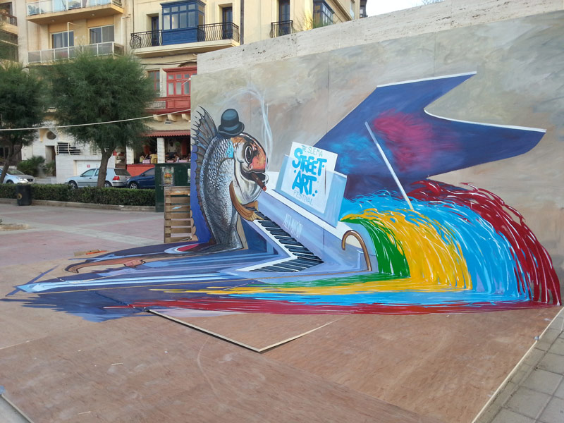 3d street painting for dummies or how to do 3d anamorphic