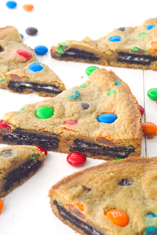 Oreo Stuffed M&M Cookie Cake Mandy's Recipe Box