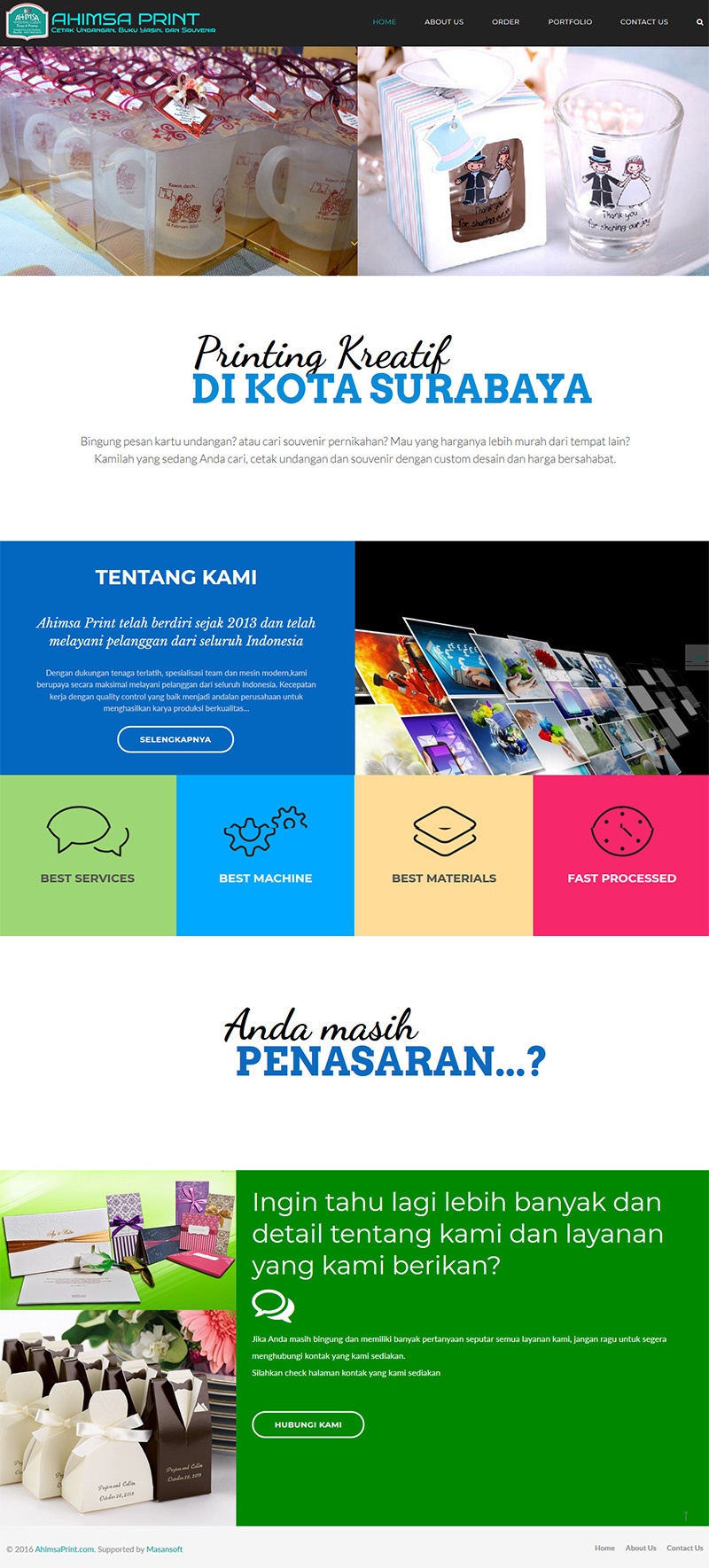 website untuk digital printing dan