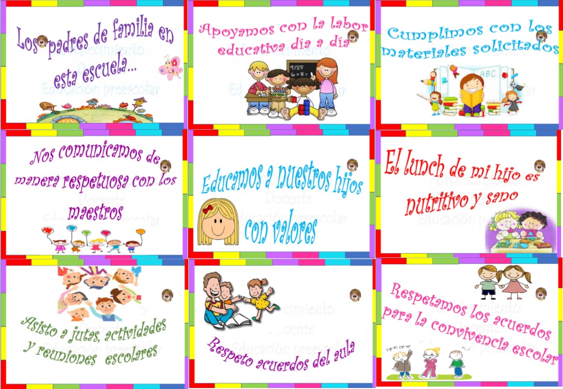 Excelentes acuerdos con padres para la convivencia escolar