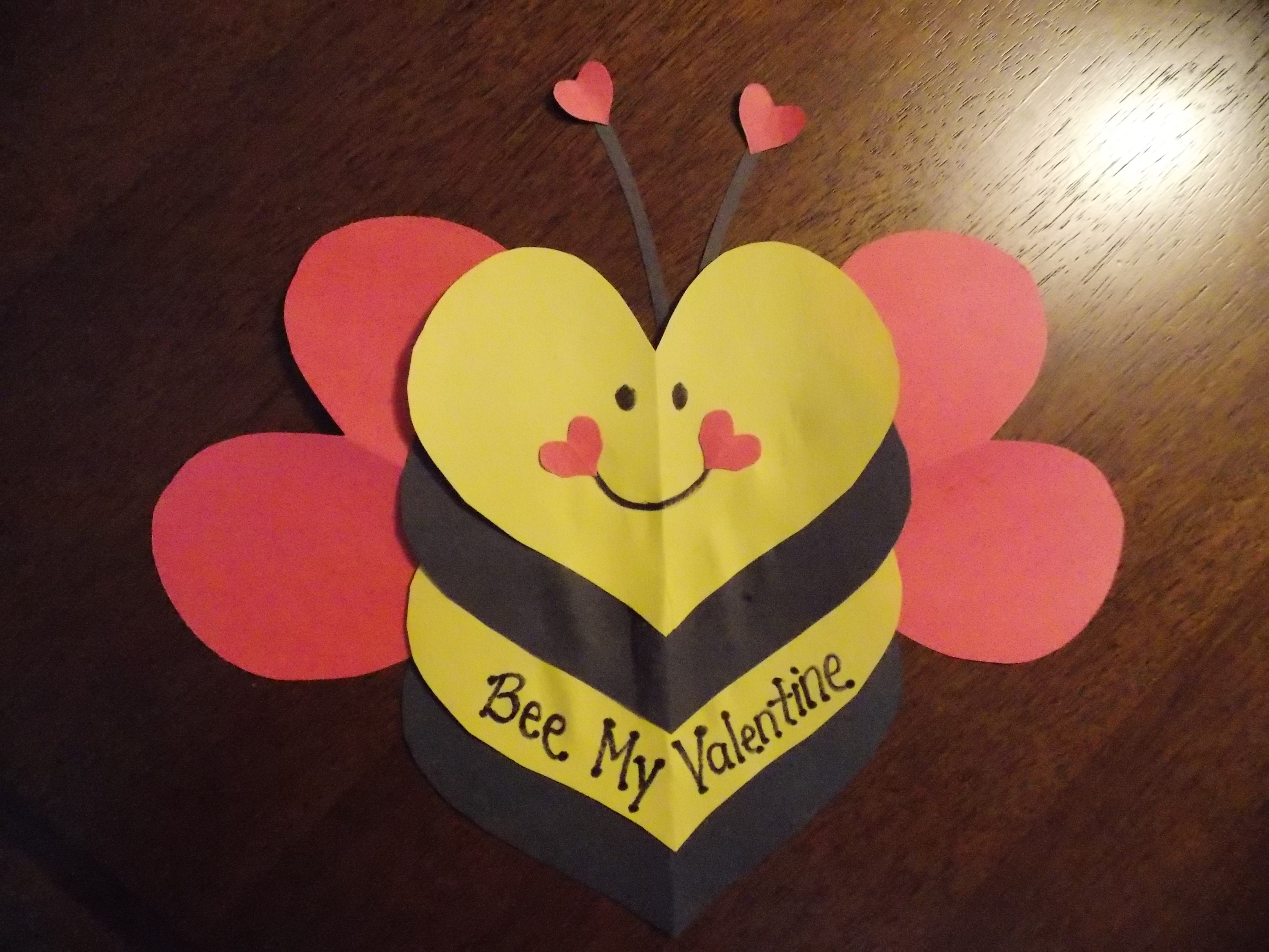 Bee My Valentine Craft Idea for Kids Math in the Middle