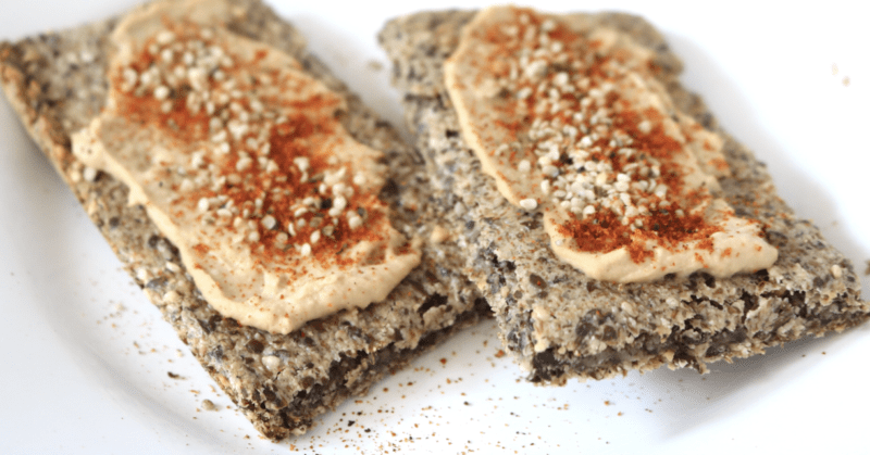 Low Carb Crispbread (Vegan, Gluten Free, Nut Free, Keto