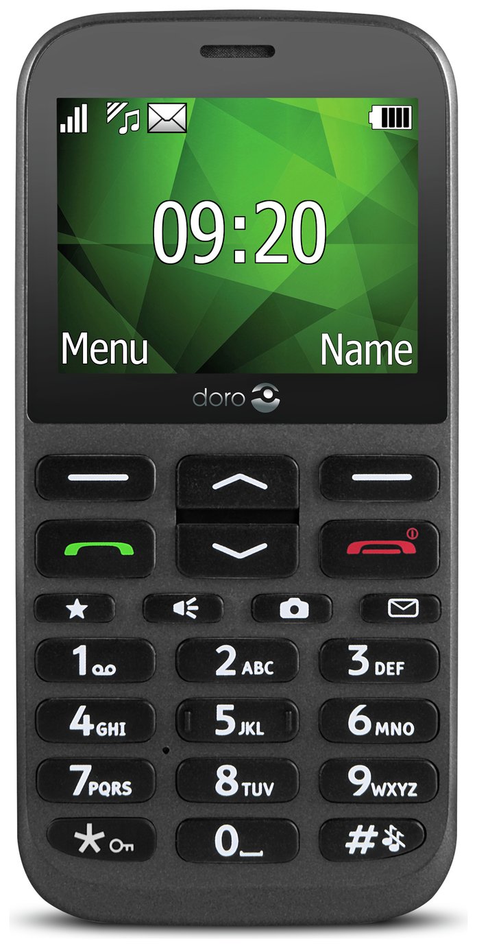 Buy EE Doro 1370 Mobile Phone Black Pay as you go phones Argos